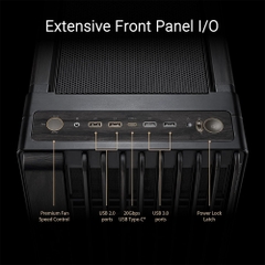 Case máy tính Asus ProArt PA602 Wood Edition TG PWM Black