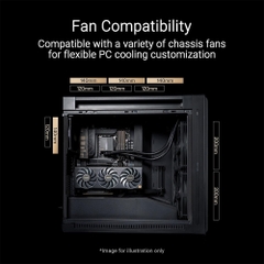 Case máy tính Asus ProArt PA602 Wood Edition TG PWM Black