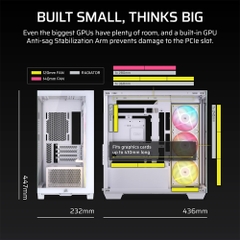 Case máy tính Corsair 2800X RS-R ARGB White CC-9011348-WW