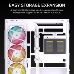 Case máy tính Corsair 2800X RS-R ARGB White CC-9011348-WW