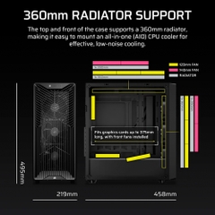 Case máy tính Corsair 3200D RS Black CC-9011334-WW
