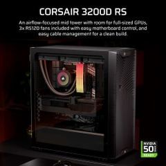 Case máy tính Corsair 3200D RS Smoke CC-9011336-WW