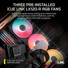 Case máy tính Corsair 3500X LX-R RGB iCUE LINK Black CC-9011324-WW