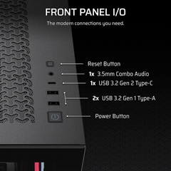 Case máy tính Corsair 3500X LX-R RGB iCUE LINK Black CC-9011324-WW