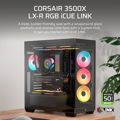 Case máy tính Corsair 3500X LX-R RGB iCUE LINK Black CC-9011324-WW