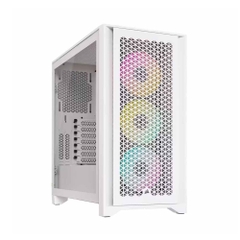 Case máy tính Corsair 4000D RGB Airflow TG White CC-9011241-WW