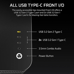 Case máy tính Corsair AIR 5400 RS-R ARGB Triple Chamber Black CC-9011318-WW