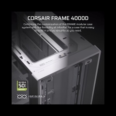 Case máy tính Corsair FRAME 4000D Airflow White CC-9011291-WW
