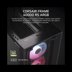Case máy tính Corsair FRAME 4000D RS ARGB Airflow Black CC-9011296-WW
