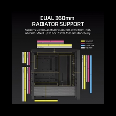 Case máy tính Corsair FRAME 4000D RS ARGB Airflow Black CC-9011296-WW