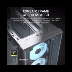 Case máy tính Corsair FRAME 4000D RS ARGB Airflow White CC-9011297-WW