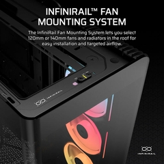 Case máy tính Corsair FRAME 4500X LX-R RGB iCUE LINK Panoramic Glass Black CC-9011316-WW