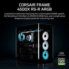 Case máy tính Corsair FRAME 4500X RS-R ARGB Panoramic Glass Black CC-9011314-WW