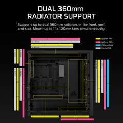 Case máy tính Corsair FRAME 5000D RS Airflow Black CC-9011307-WW