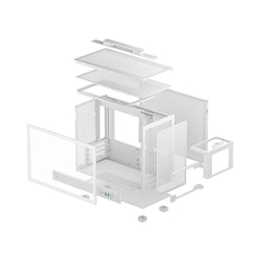Case máy tính DeepCool CH160 PLUS White R-CH160-WHNGM0-G