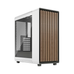Case máy tính Fractal North Chalk White TG Clear Tint FD-C-NOR1C-04