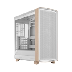 Case máy tính Fractal Summit Chalk White TG Clear Tint