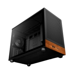 Case máy tính Gamdias ATHENA M4M WOOD Black ARGB CAATHEM4MWBLGA