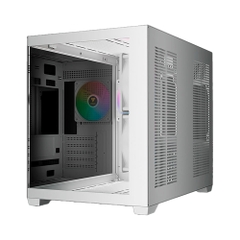 Case máy tính Gamdias AURA GC10M V2 White ARGB CAAURAGC10MV2WHGA