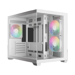 Case máy tính Gamdias AURA GC10M WH ARGB CAAURAGC10MWHGA