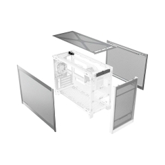 Case máy tính Montech TEN White CATENWHMT
