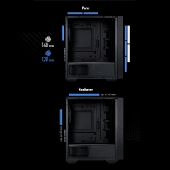 Case máy tính MSI PRO FORGE M051R