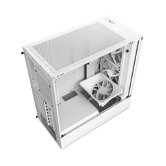 Case máy tính NZXT H5 FLow RGB White CC-H51FW-R1