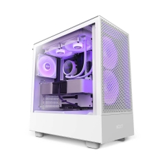 Case máy tính NZXT H5 FLow RGB White CC-H51FW-R1