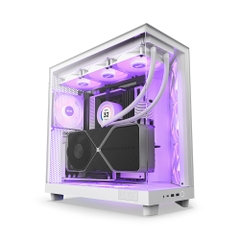 Case máy tính NZXT H6 Flow RGB White CC-H61FW-R1
