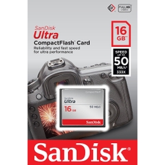 Thẻ Nhớ CompactFlash (CF) SanDisk Ultra 16GB 333X SDCFHS-016G-G46