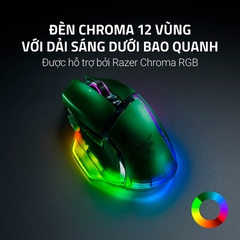 Chuột không dây Razer Basilisk V3 Pro 35K Phantom Green Edition RZ01-05240300-R3A1