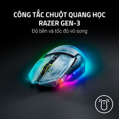 Chuột không dây Razer Basilisk V3 Pro 35K Phantom White Edition RZ01-05240400-R3A1