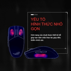 Chuột không dây ASUS ROG Impact III Wireless (White) 90MP03D0-BMUA10