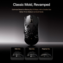 Chuột không dây ATK Blazing Sky Ghost Extreme Carbon Fiber Hollow Dual-mode Wireless Pixart 3950 Ultra