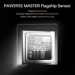 Chuột không dây ATK Blazing Sky GHOST Ultimate Plus Hollow Carbon Fiber Composite Tri-mode Pixart 3955 Master
