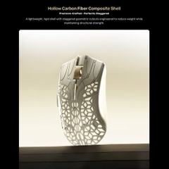 Chuột không dây ATK Blazing Sky Phatom Ultimate Hollow Carbon Fiber Composite Dual-mode Wireless Pixart 3955 Master