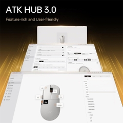 Chuột không dây ATK Dragonfly A9 NB Lightweight Ultra Dual-mode Wireless Pixart 3950 Ultra
