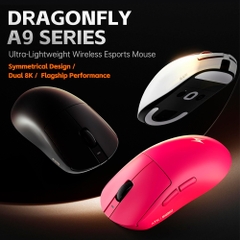 Chuột không dây ATK Dragonfly A9 Pro Max 2.0 Tri-Mode Nearlink Wireless Pixart 3395 Ulltra