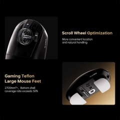 Chuột không dây ATK Dragonfly A9 Mini Plus Ultimate Lightweight Dual-mode Wireless Pixart 3955 Master