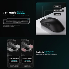 Chuột không dây ATK Dragonfly R1 N Tri-mode Wireless Pixart 3395SE