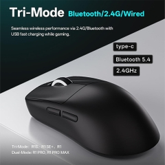 Chuột không dây ATK VXE Dragonfly R1 S Tri-mode Wireless Xhero AI