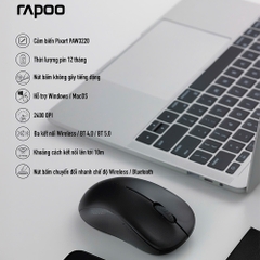 Chuột không dây Rapoo M160S Silent Multimode