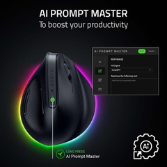 Chuột không dây Razer Pro Click V2 Vertical Ergonomic AI Prompt Master RZ01-05250100-R3M1