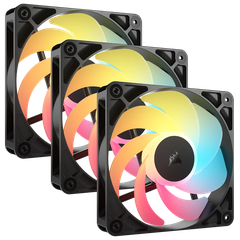 Bộ ba Fan Case Corsair RS120-R ARGB Black CO-9050196-WW (Fan Ngược)