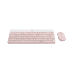 Combo Bàn Phím và Chuột không dây Logitech MK470 Slim Rose 920-011326