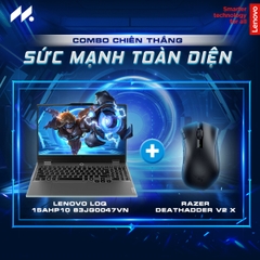 Combo Laptop Lenovo LOQ 15AHP10 Ryzen 7 250 RTX 5050 8GB + Chuột không dây Razer Deathadder V2 X