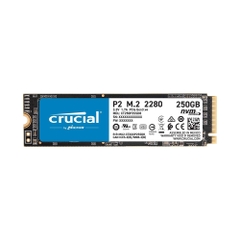 SSD Crucial P2 250GB NVMe 3D-NAND M.2 PCIe Gen3 x4 CT250P2SSD8