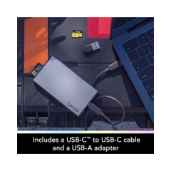 Đầu đọc thẻ nhớ MicroSD/SD Lexar Professional Workflow USB 3.2 Gen 2 LPWF710N-4ANGL