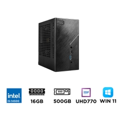 Mini PC ASRock DeskMini B760 i5-14500 (Intel Core i5-14500, Ram DDR4, SSD 512GB, Win 11)