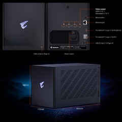 Dock eGPU Gigabyte AORUS RTX 5090 AI BOX GV-N5090IXEB-32GD